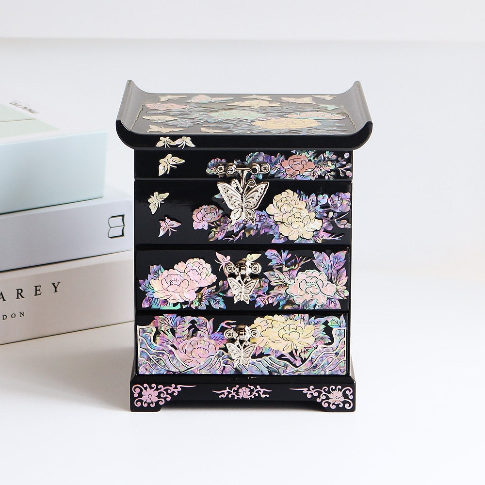 Najeon Mother-of-Pearl Jewelry Box - Crane 25cm - view 4