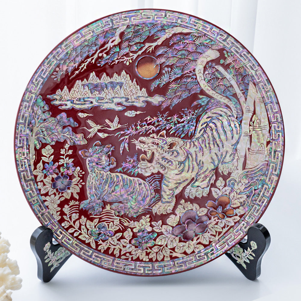 Insadong Craft Korean Mother-of-Pearl Lacquerware - Handmade Seoul Design No.6 - view 5