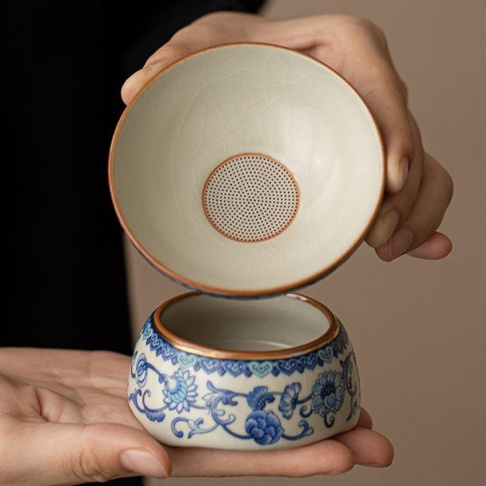KOHGANE Korean Strainer - Tea Ritual Object - view 3
