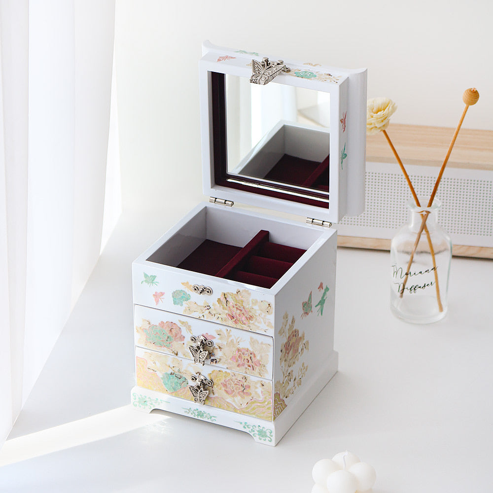 Najeon Mother-of-Pearl Jewelry Box - Peony 11cm - view 7