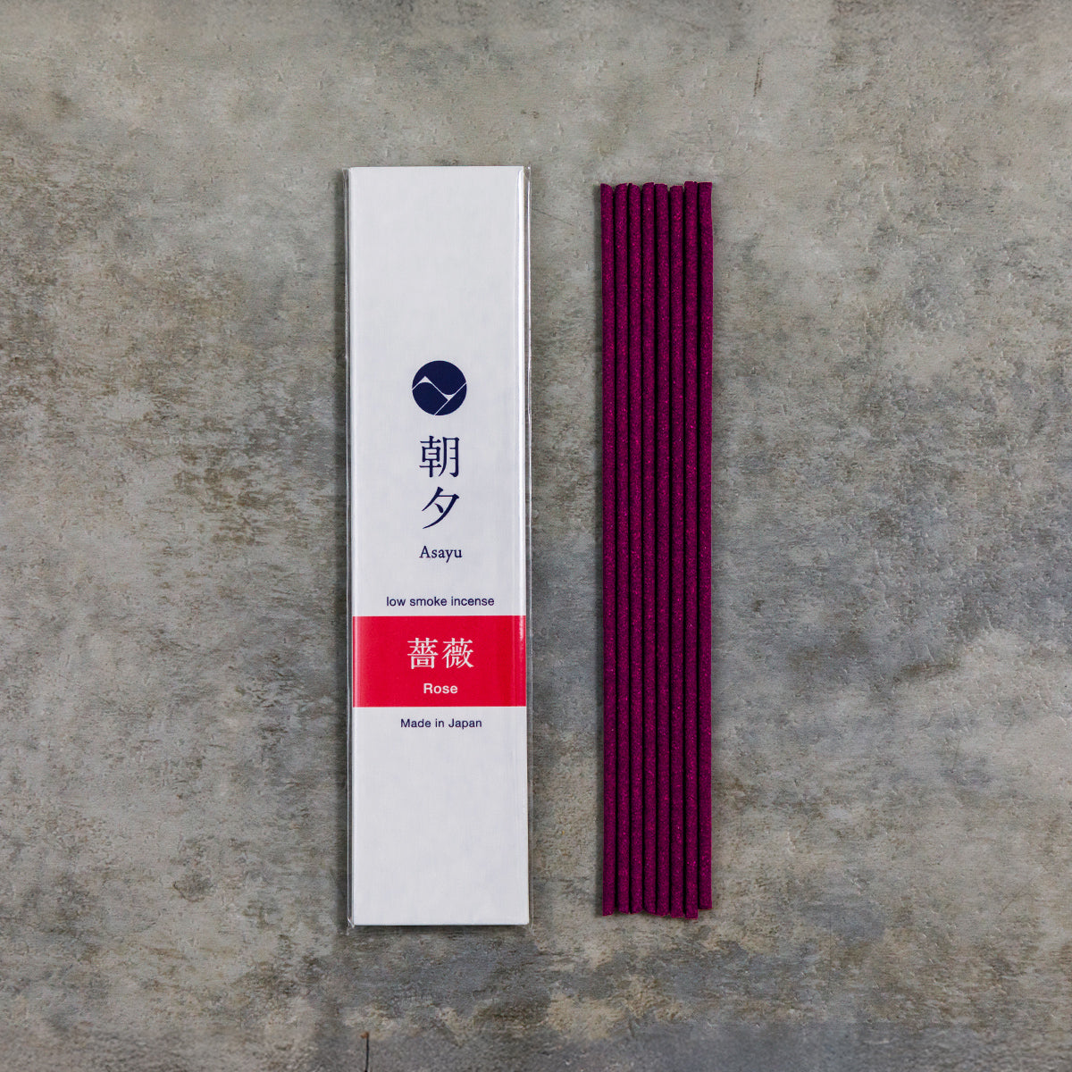 Asayu Japan Flower Incense Sticks Assortment, Set of 5 Scents: Wagiku, Plum, Rose, Jasmine, Sakura