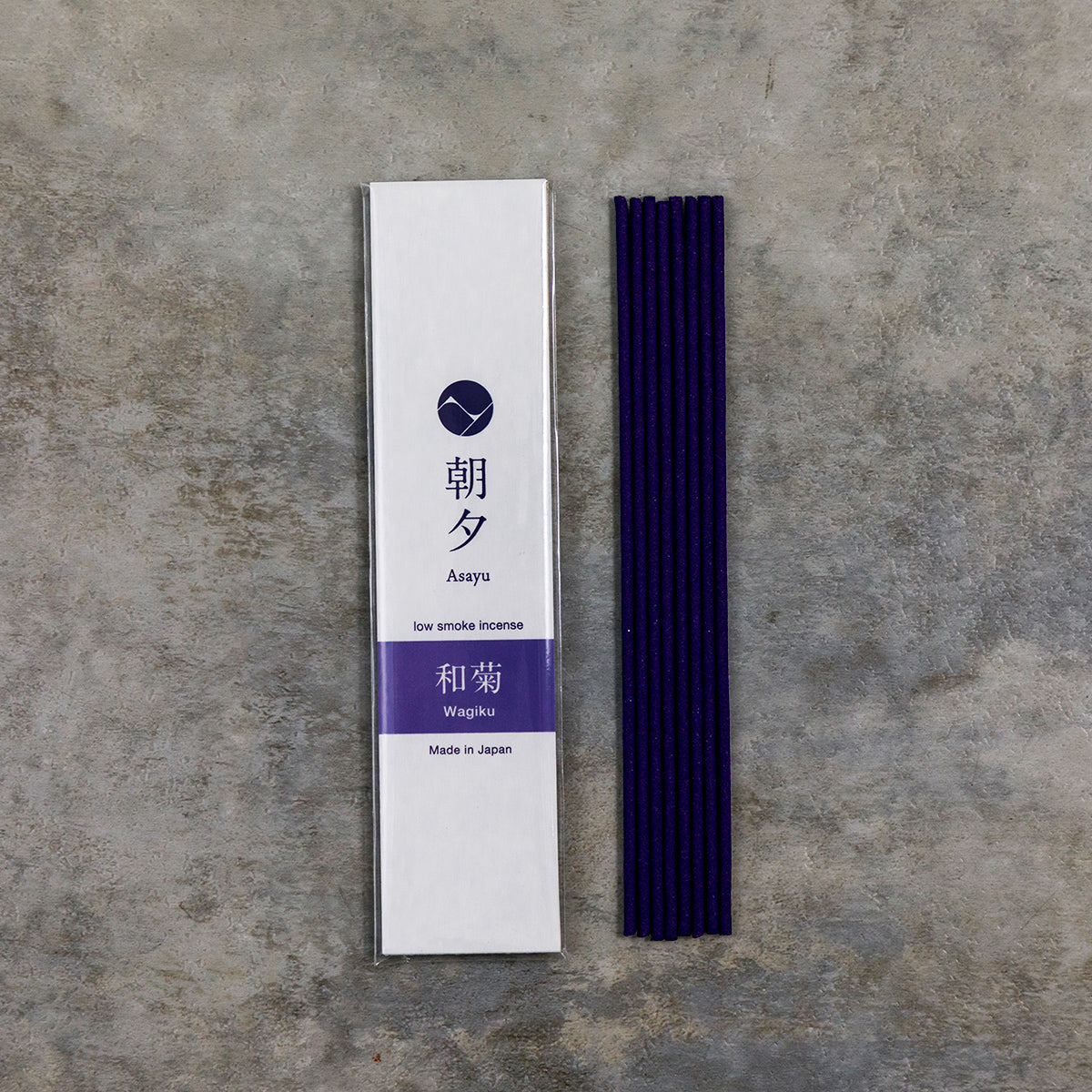 Asayu Japan Flower Incense Sticks Assortment, Set of 5 Scents: Wagiku, Plum, Rose, Jasmine, Sakura