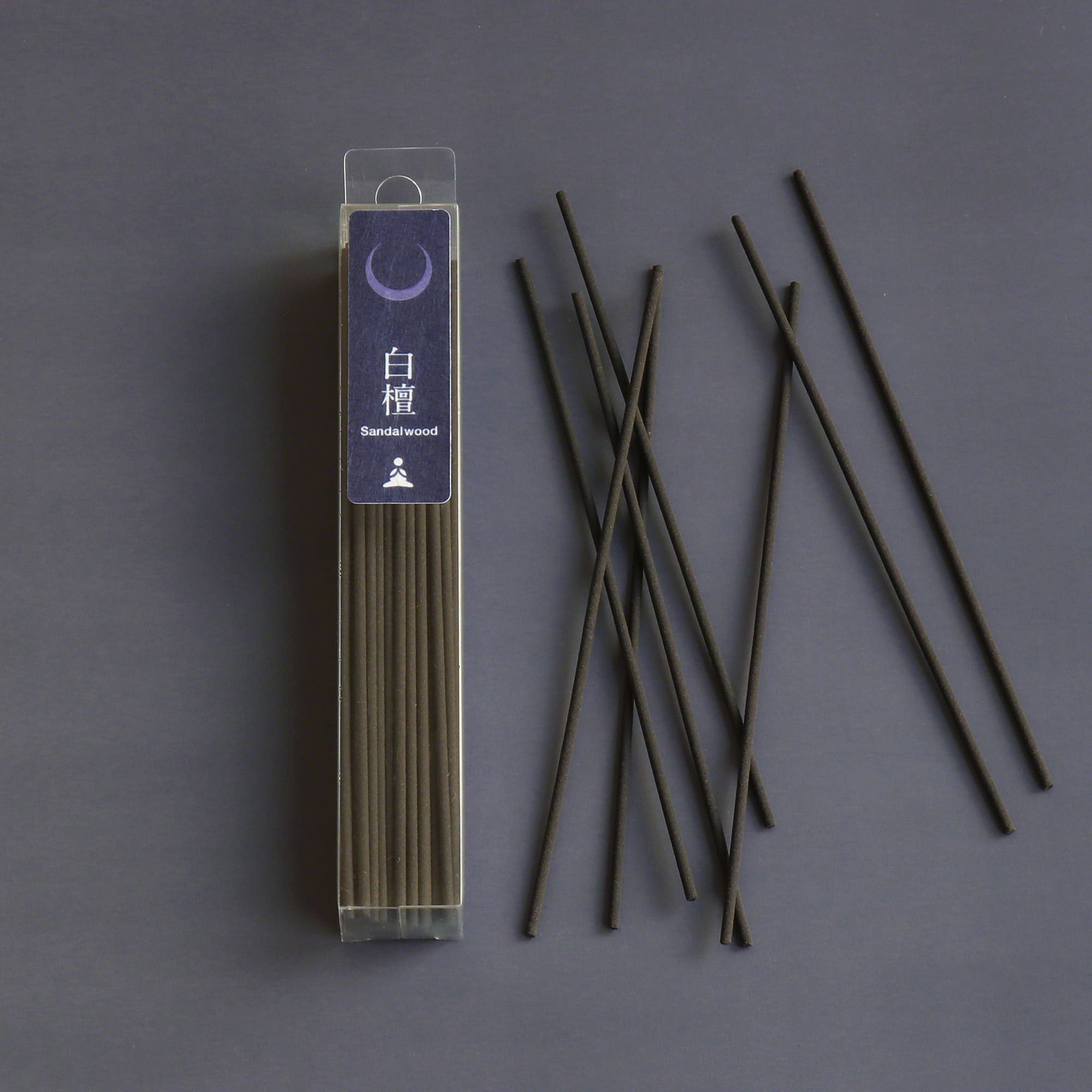 Asayu Japan Low Smoke Incense Gift Set Yoga; Lotus & Sandalwood Incense with Navy Blue Lotus Incense Holder