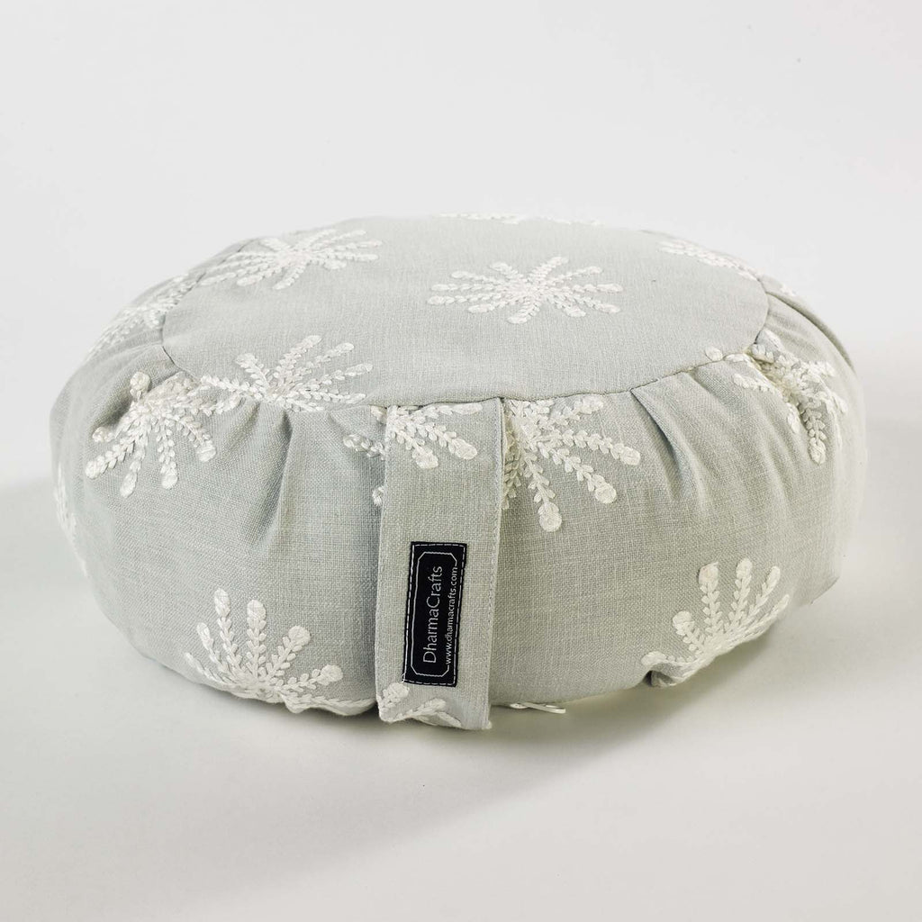 DharmaCrafts Snowflake Zafu Zabuton Set - view 6