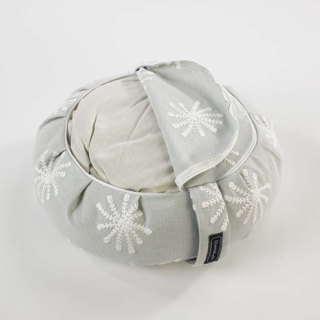 DharmaCrafts Snowflake Zafu Zabuton Set - view 8