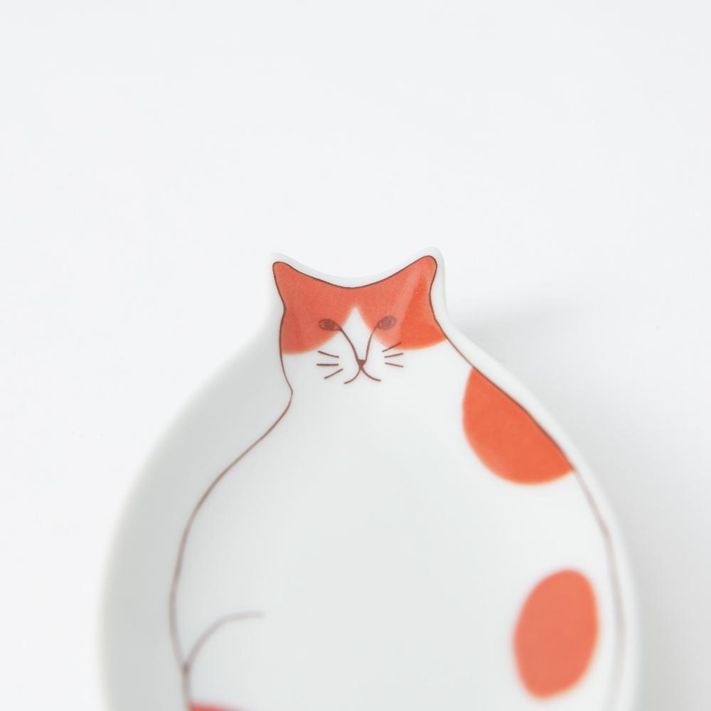Musubi Kiln Cat Shaped Sauce Plate