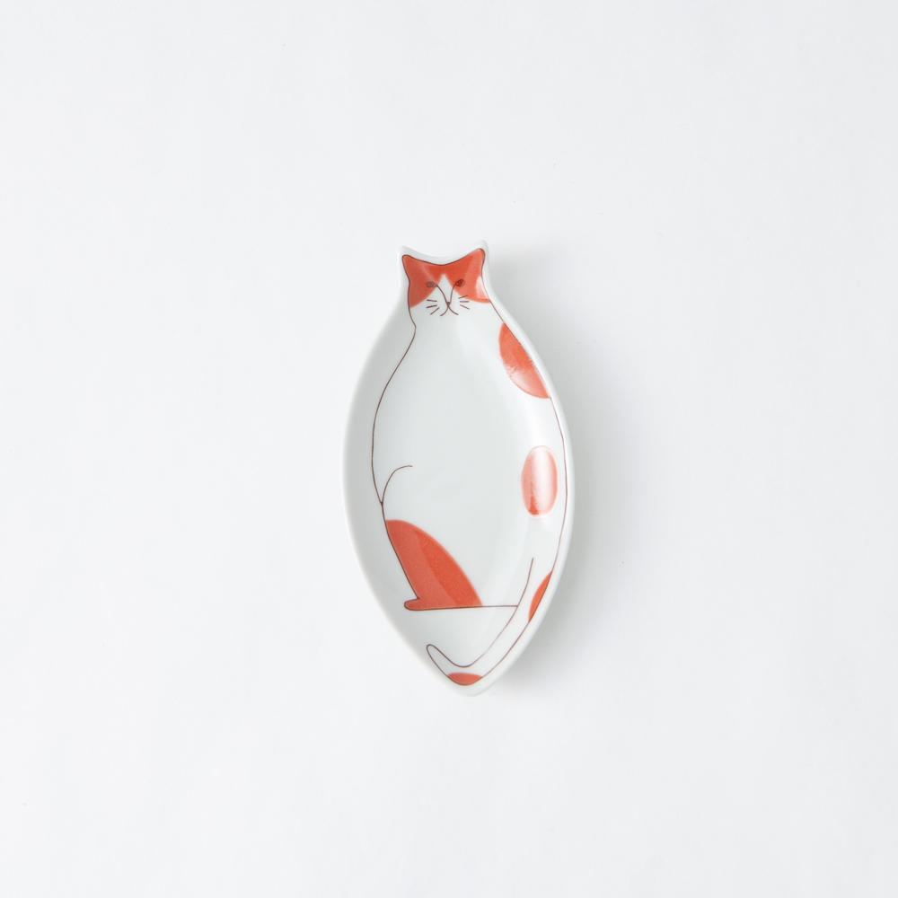 Musubi Kiln Cat Shaped Sauce Plate