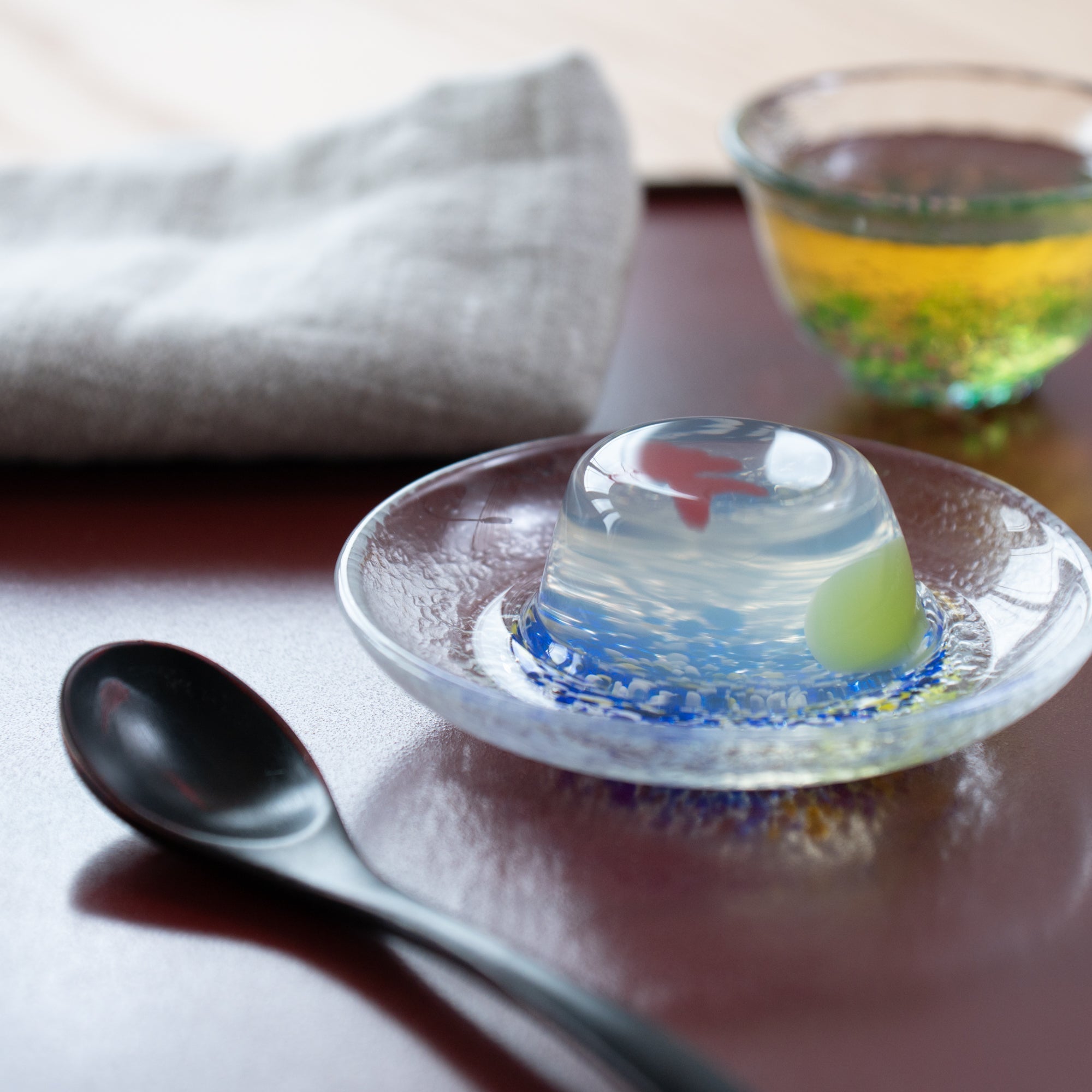 Musubi Kiln Four Seasons Color Sauce Plate