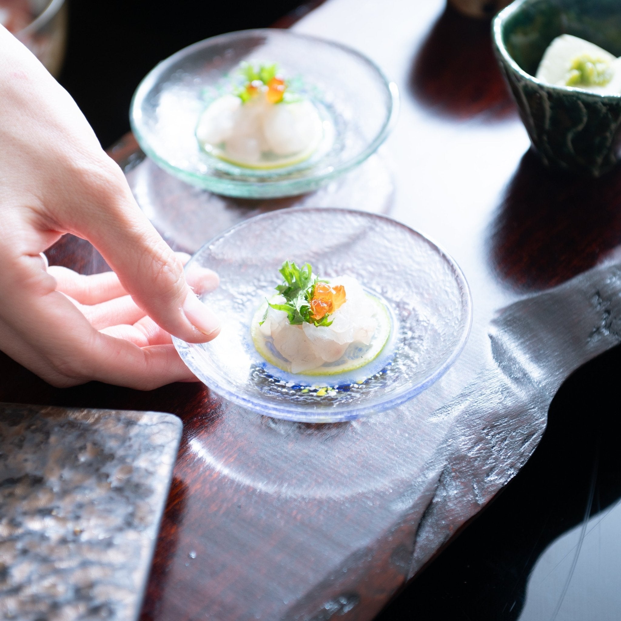 Musubi Kiln Four Seasons Color Sauce Plate