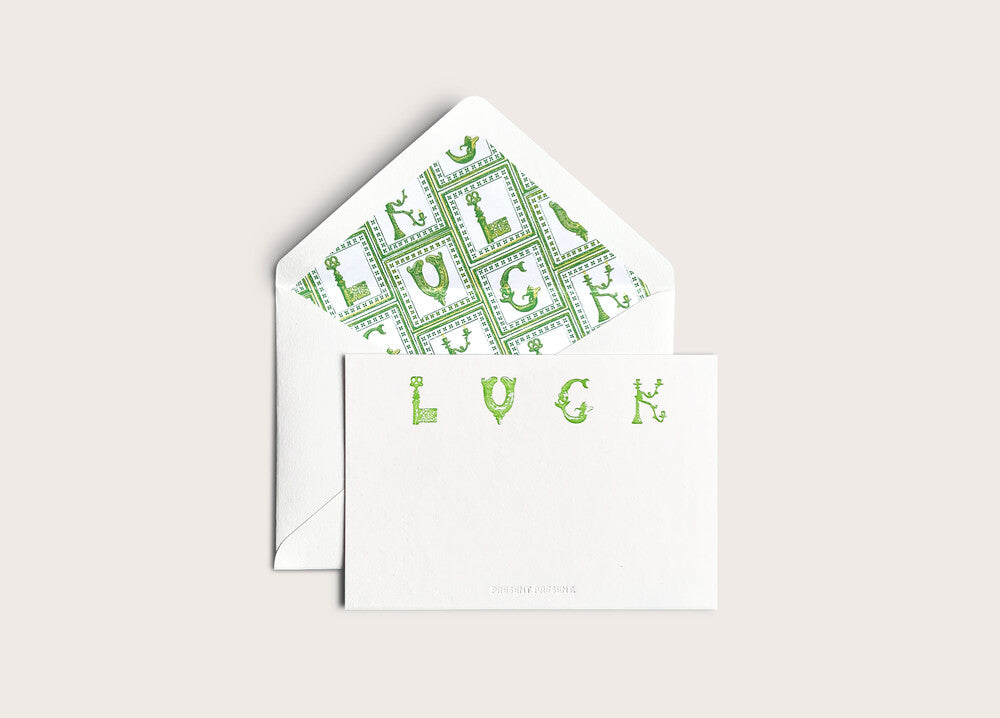 Inside Object Stationery - Illust Mini Card Luck - view 2