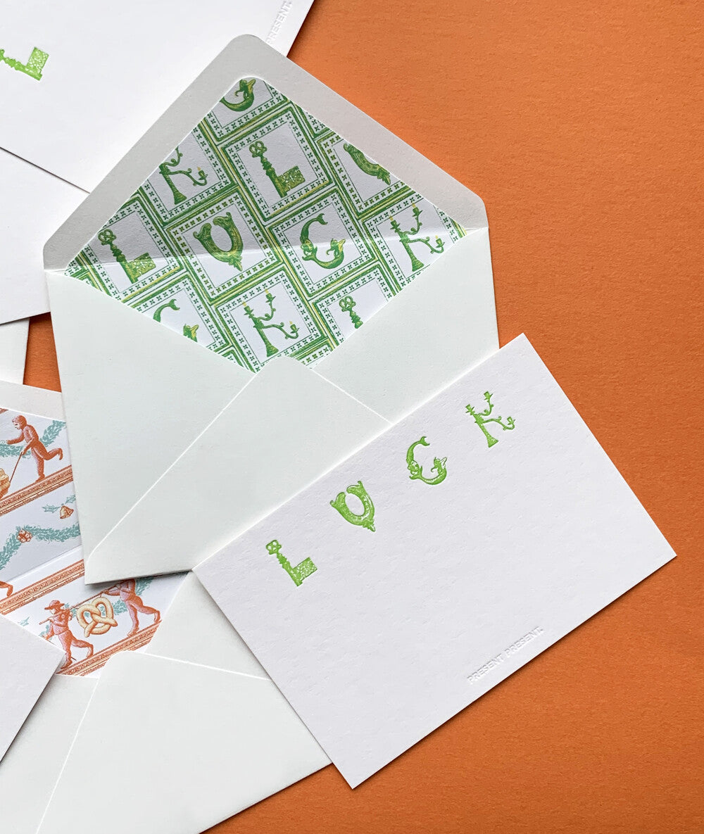 Inside Object Stationery - Illust Mini Card Luck - view 4