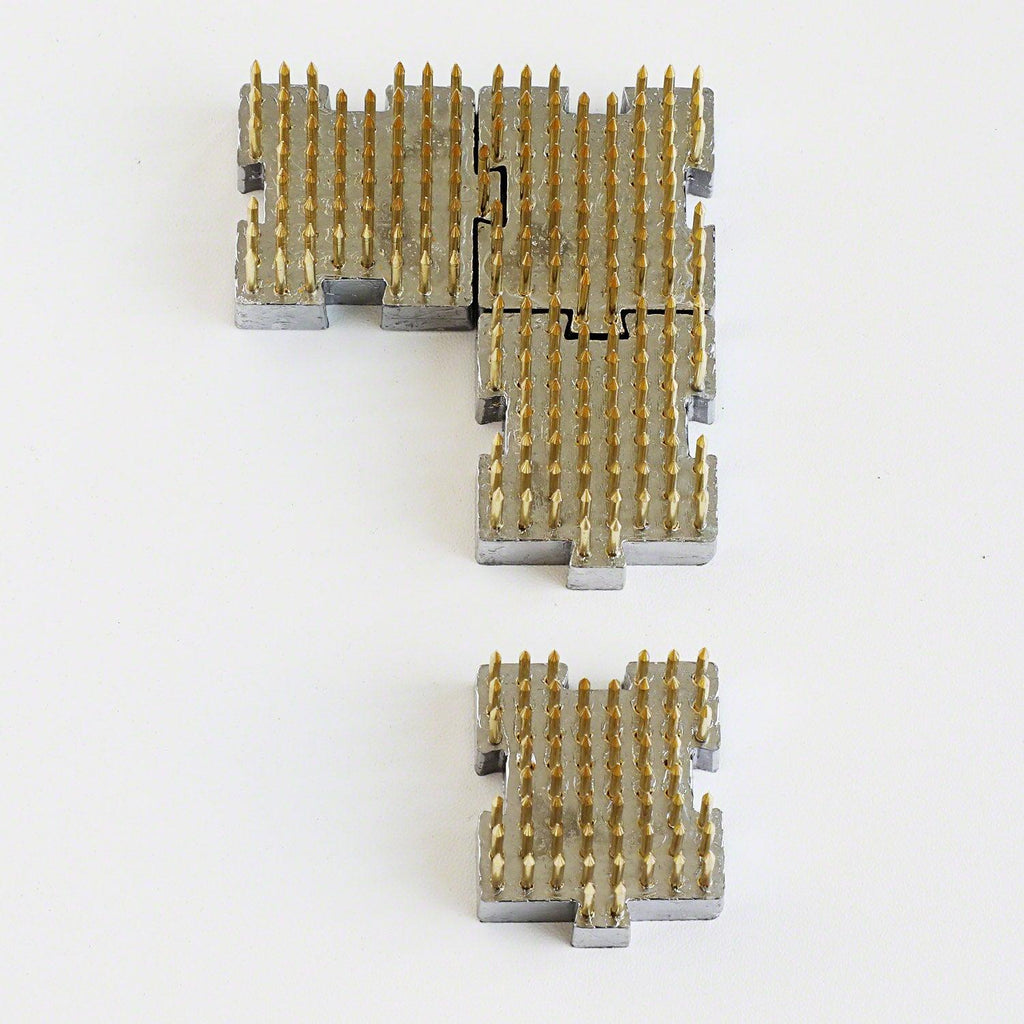 Wazakura 4PCS of 1.25"x1.18"(32x30mm) Interlocking Mini Kenzan