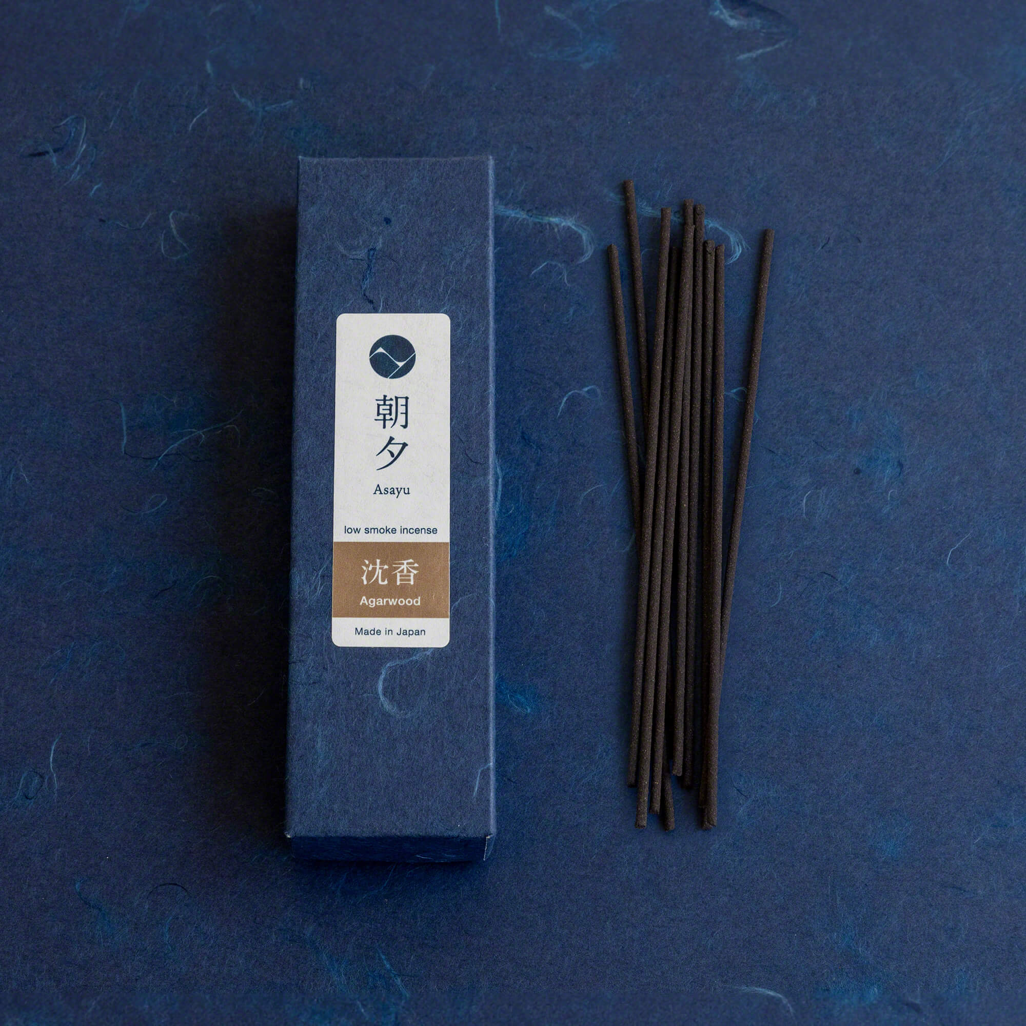 Asayu Japan 100% Natural Agarwood Low Smoke Incense Sticks 20g