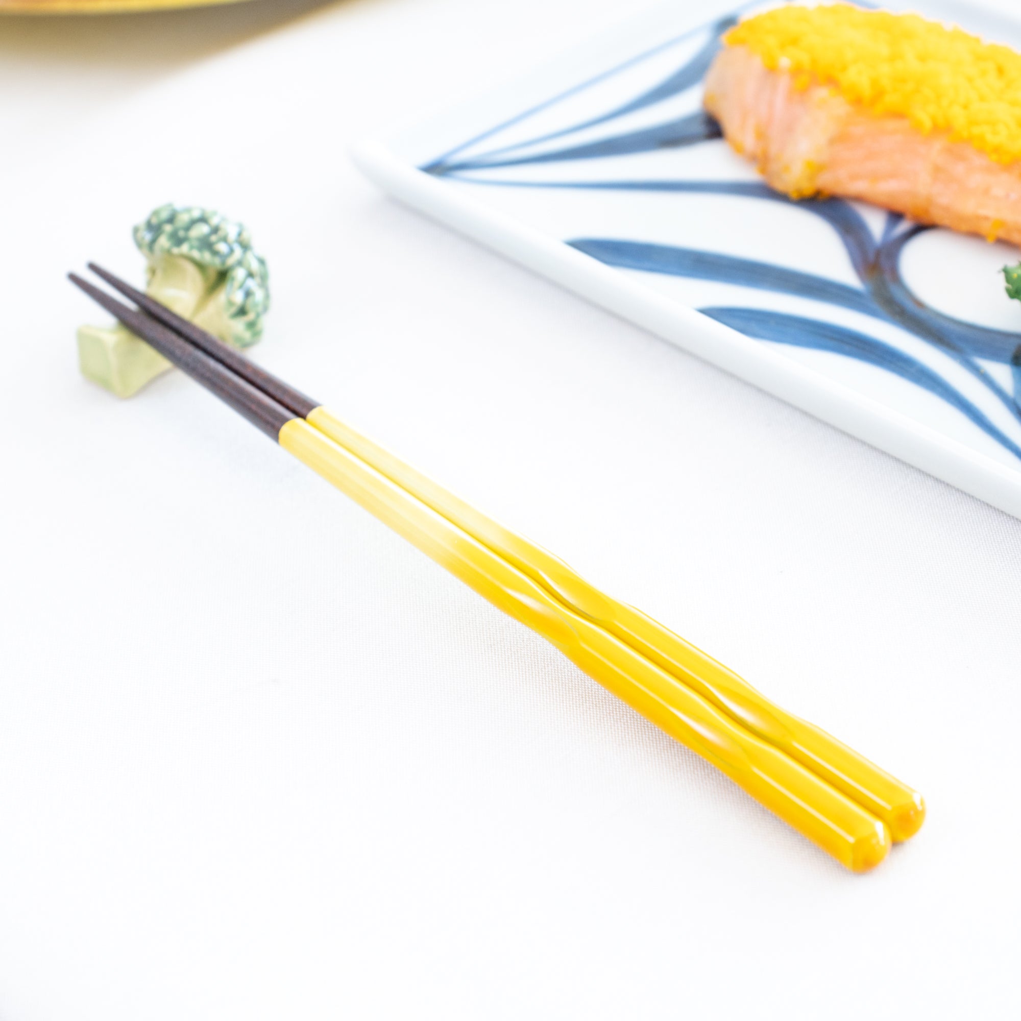 Musubi Kiln Yellow Perfect Fit Dishwasher Safe Wakasa Lacquer Reusable Chopsticks
