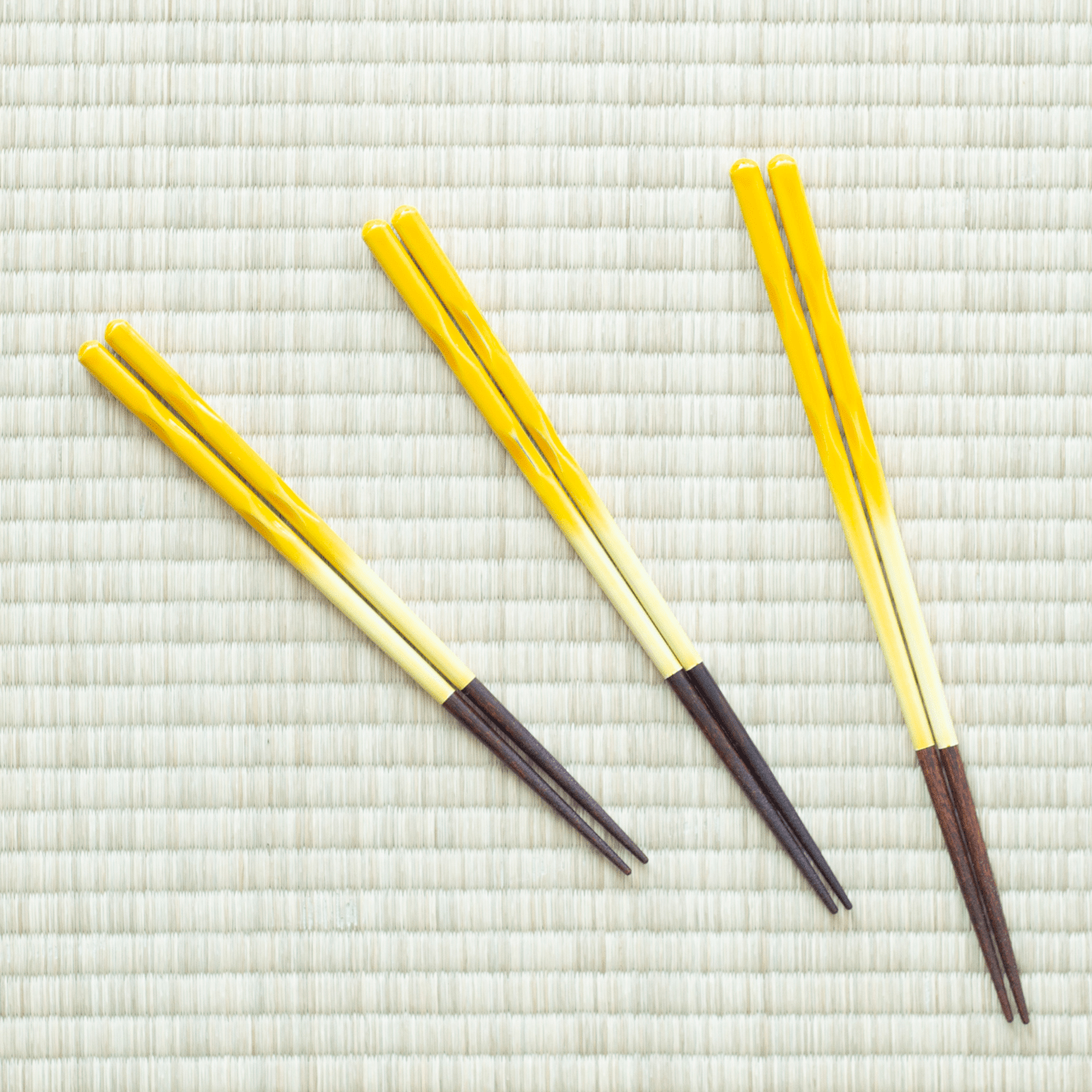 Musubi Kiln Yellow Perfect Fit Dishwasher Safe Wakasa Lacquer Reusable Chopsticks
