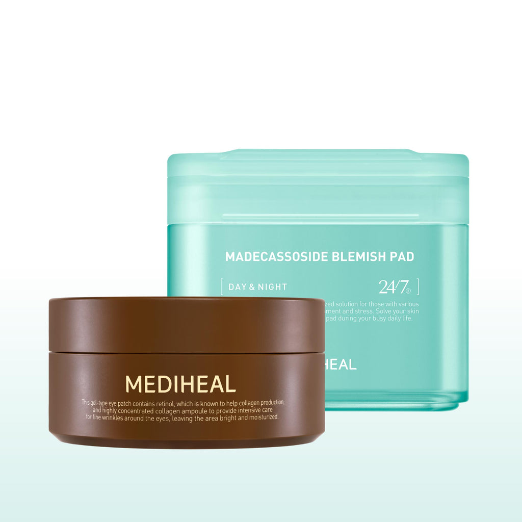 Mediheal Madecassoside Pad + Retinol Eye Patch Duo