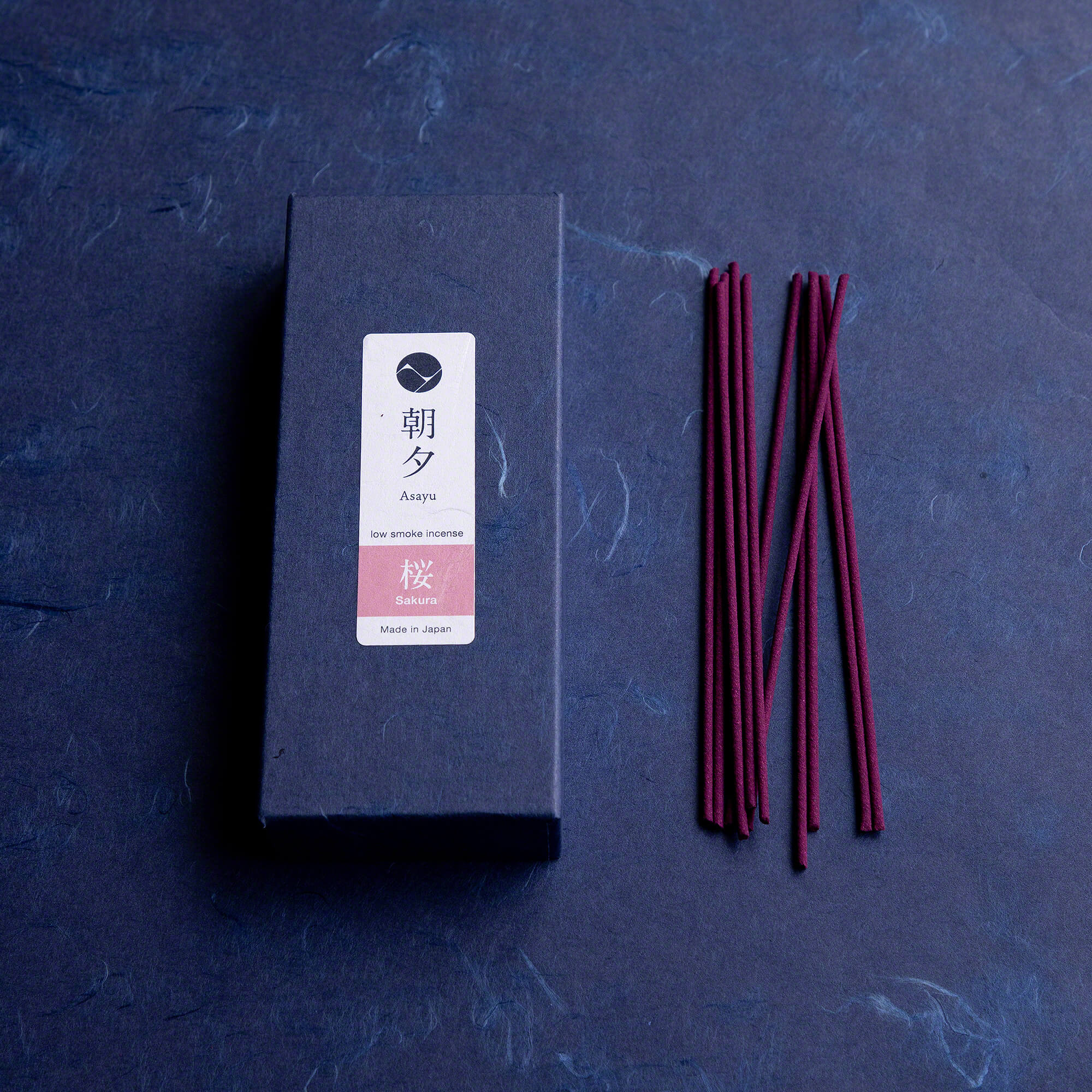 Asayu Japan Sakura Cherry Blossom Low Smoke Incense Sticks 40g