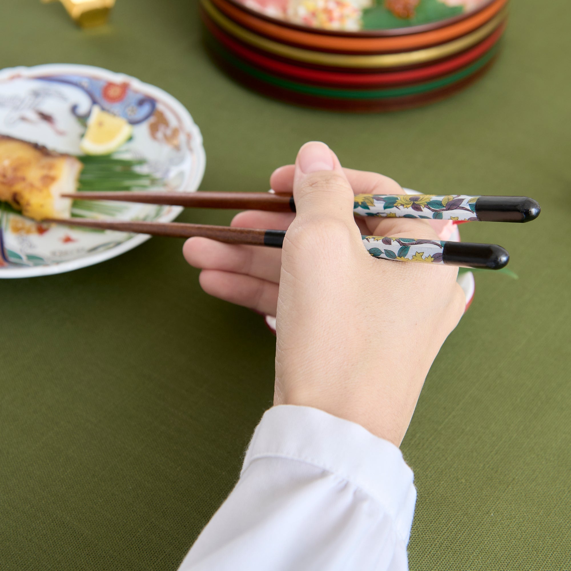 Musubi Kiln Kutani Colors Chopsticks