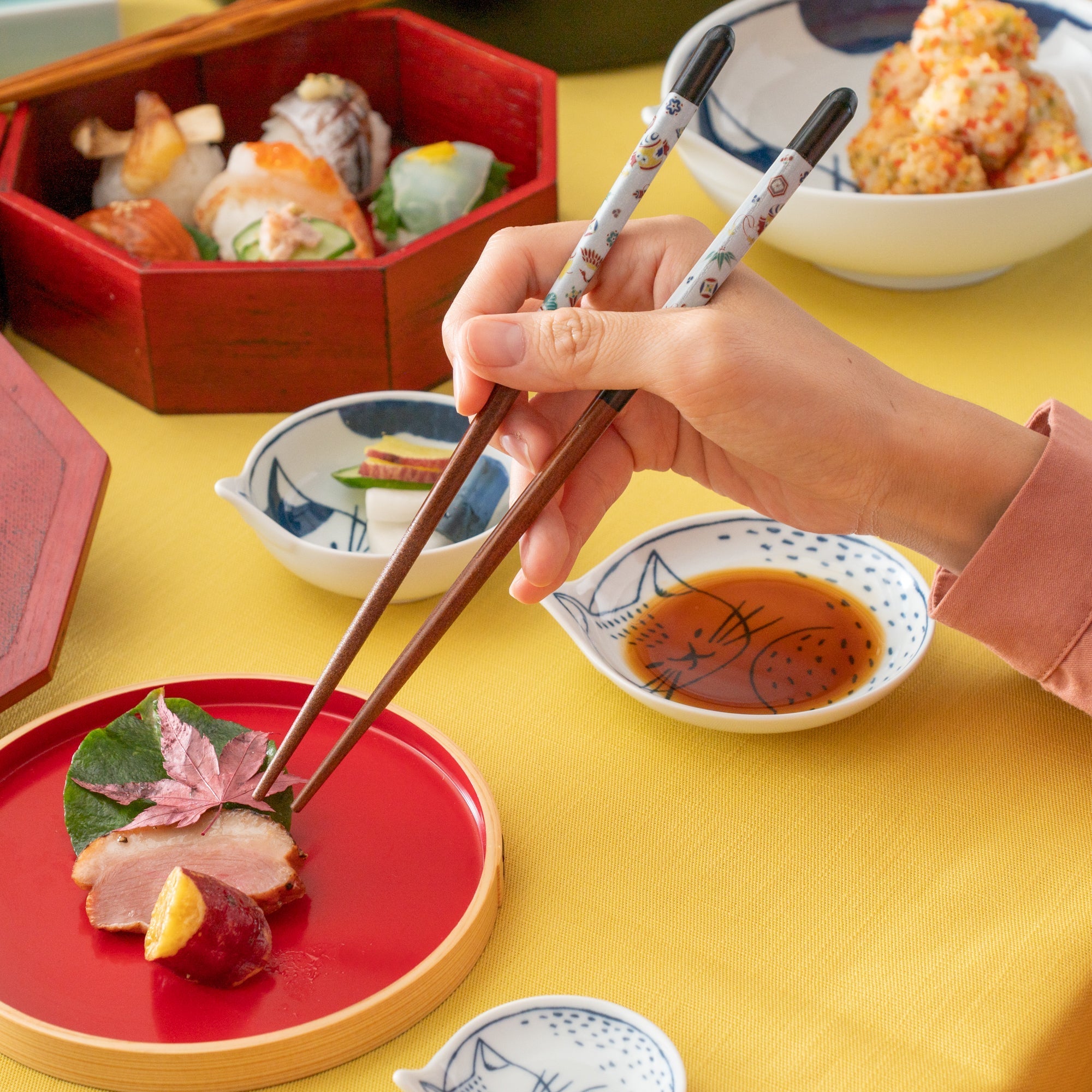 Musubi Kiln Kutani Colors Chopsticks