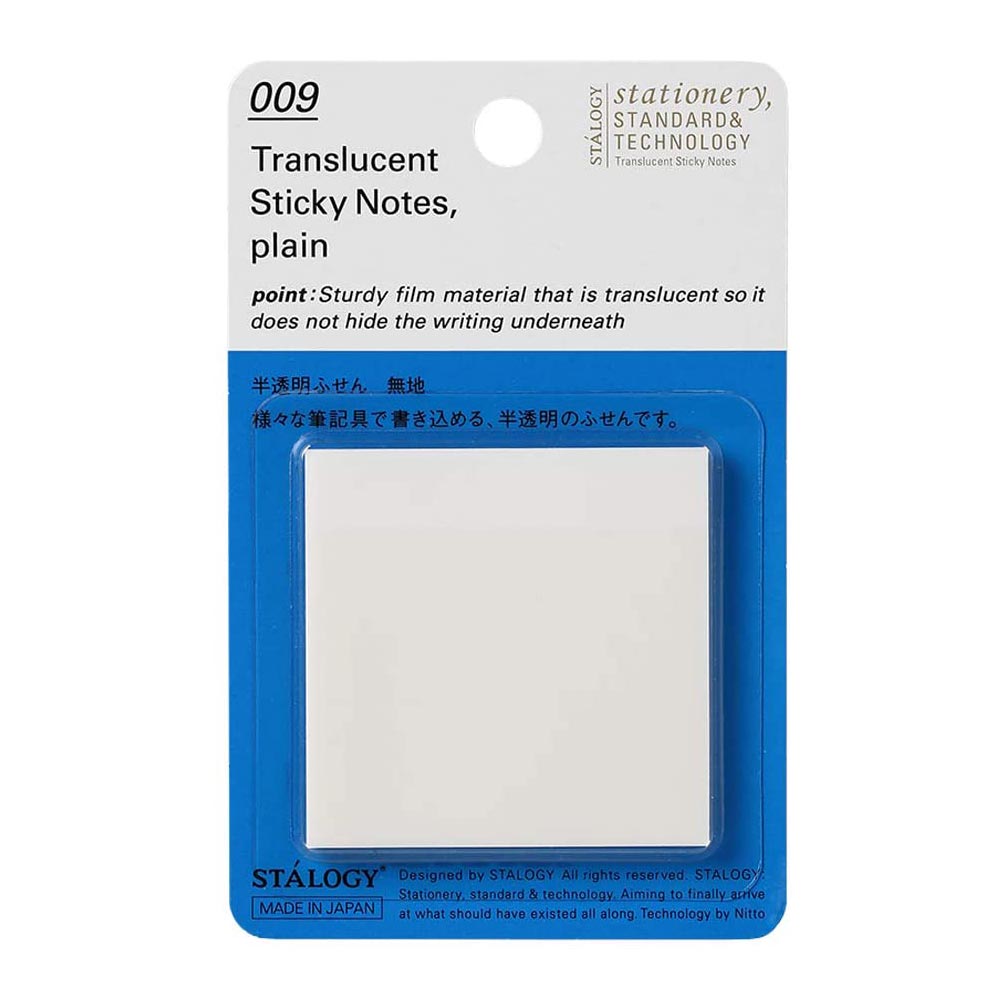 STÁLOGY STLOGY 009-011 Translucent Sticky Notes 50mm