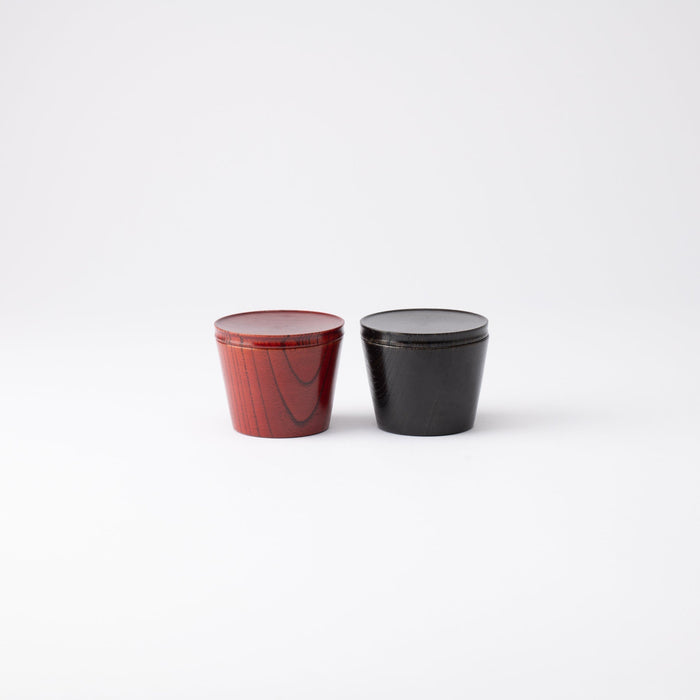 Musubi Kiln Portable Zelkova Guinomi Sake Cup Set