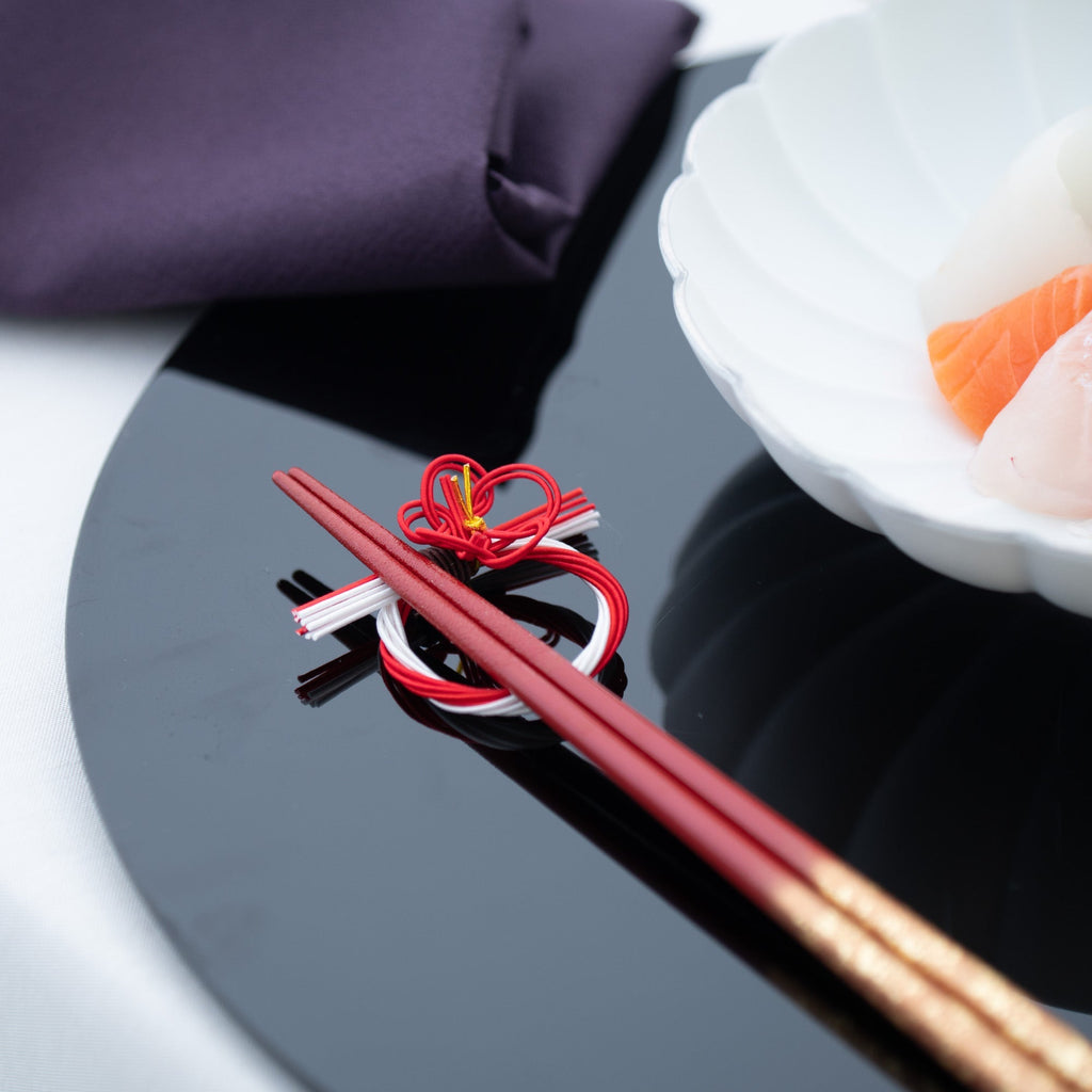 Musubi Kiln Plum Kaga Mizuhiki Chopstick Rest