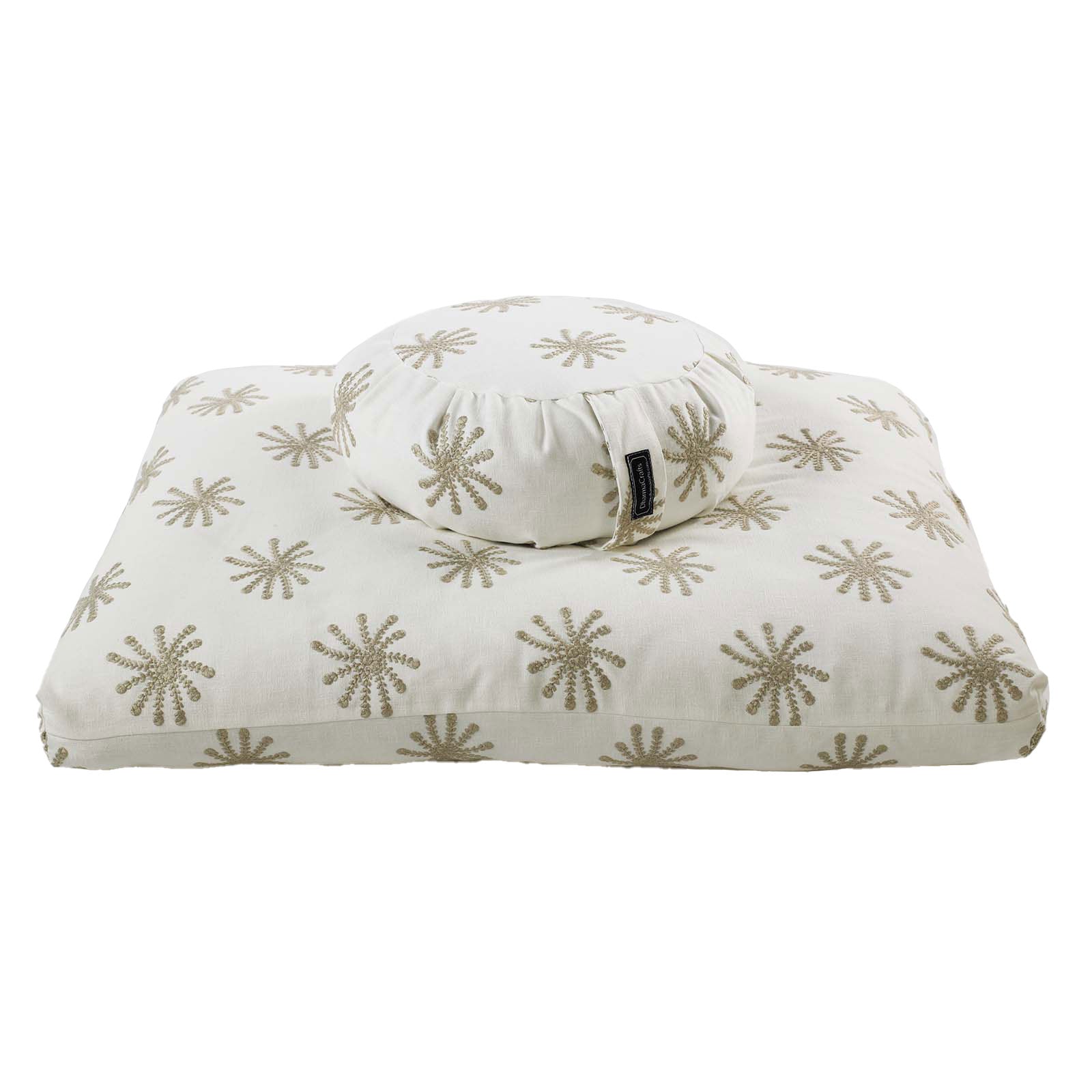 DharmaCrafts Snowflake Zafu Zabuton Set