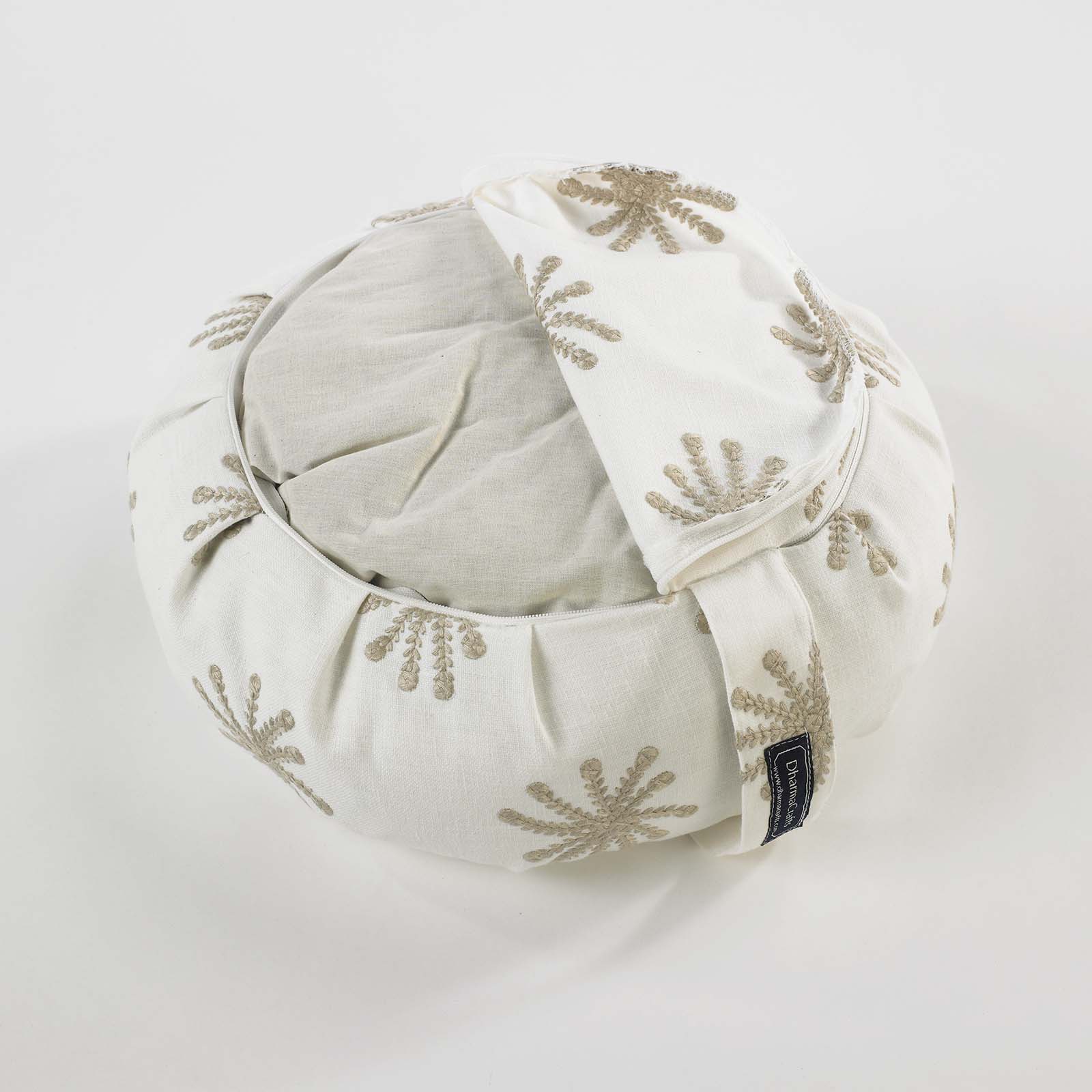 DharmaCrafts Snowflake Zafu Zabuton Set - view 2