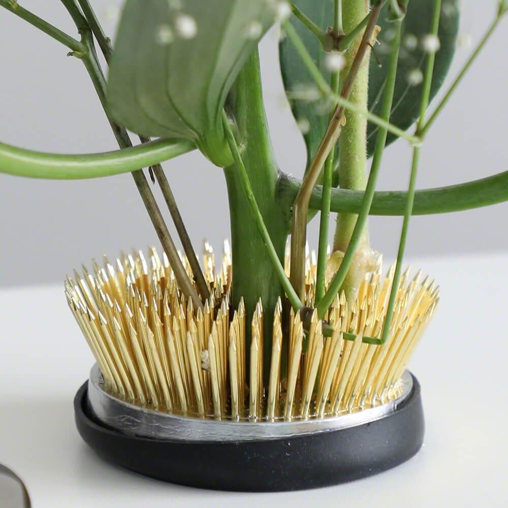 Wazakura 2.5"(62mm) Radial-Shaped Ikebana Kenzan