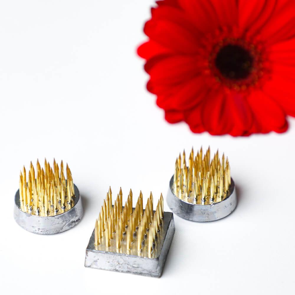 Wazakura 4PCS of 1"(24mm) Mini Ikebana Kenzan