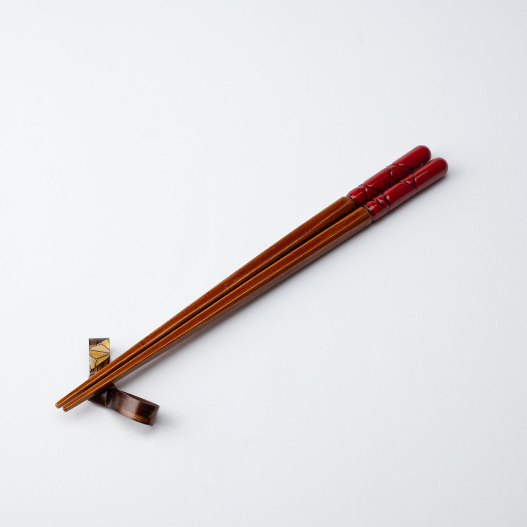 Musubi Kiln Tortoiseshell Pattern Bamboo Chopsticks