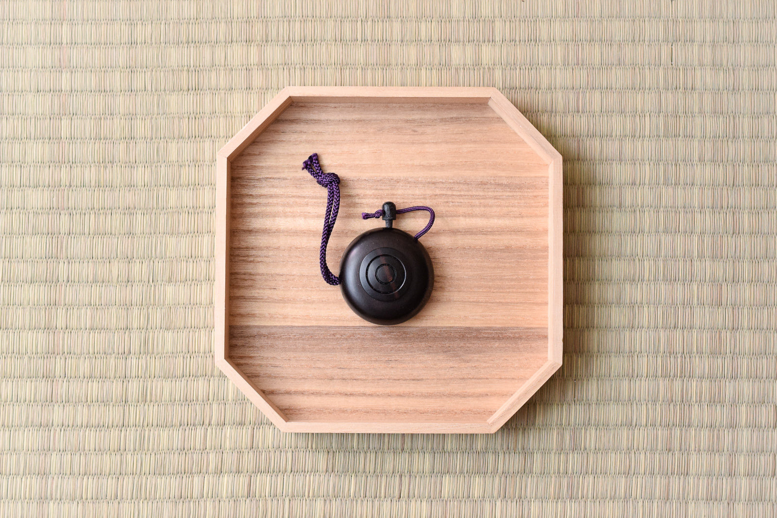 Juttoku Ebony Powder Incense Container - Small