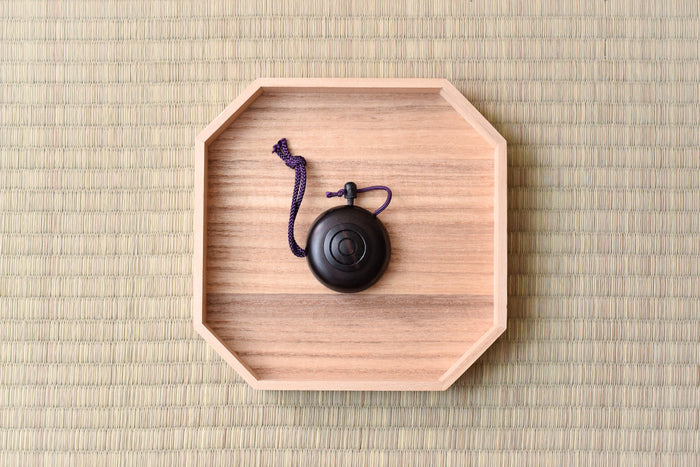 Juttoku Ebony Powder Incense Container - Small