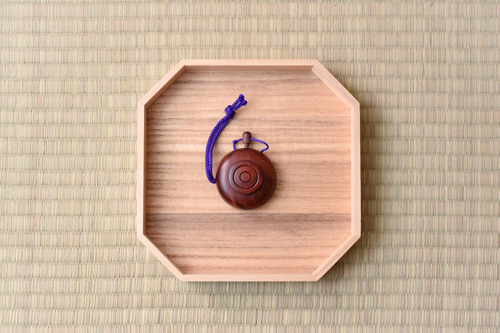 Juttoku Rosewood Powder Incense Container - Small