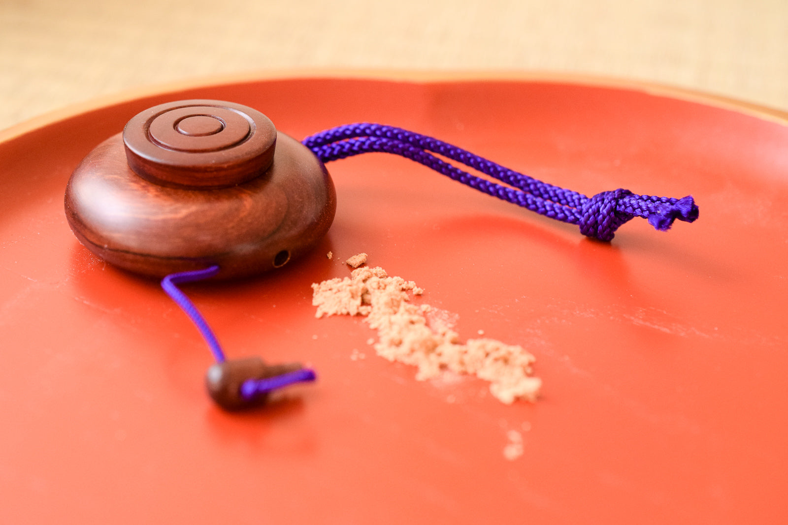 Juttoku Rosewood Powder Incense Container - Small - view 2